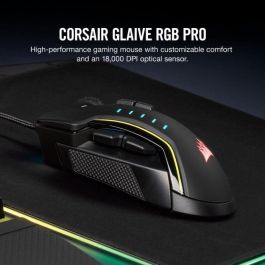 Corsair IRONCLAW RGB WIRELESS Ratón óptico inalámbrico recargable para juegos Corsair IRONCLAW RGB WIRELESS Ratón óptico inalámbrico recargable para juegos