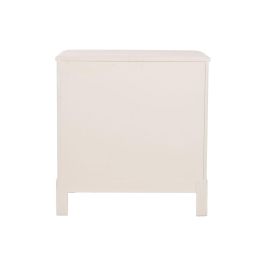 Mesita de Noche Home ESPRIT Gris claro 53 x 42 x 56,2 cm