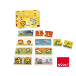 Goula Puzle Madera 20 Piezas Contrarios Leo el Rey de la Selva para Niños a Partir de 2 Años Precio: 15.68999982. SKU: B14688DK44