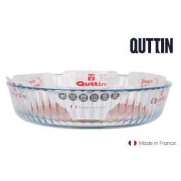 Quttin Molde para Tarta de Vidrio Ø26 cm - 2.2L (6 Unidades)