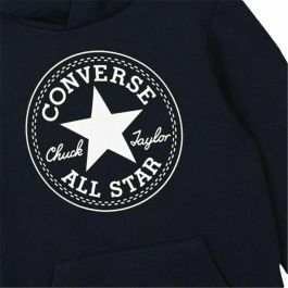 Sudadera con Capucha Niño Converse Ctp Negro