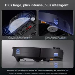 Roborock AAASB75055 Robot Aspirador SAROS 10 con Base de Agua Autónoma, 22000 Pa, LDS Retráctil