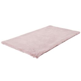 Home Deco Factory Alfombra Rosa 110x60 cm Pelo Imitación Poliéster Suave