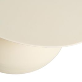 Mesa Centro Blanco Roto Acero 60 X 60 X 45 cm