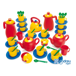 Dantoy Juego Vajilla 12 Servicios 82 Piezas 29x38x9 cm