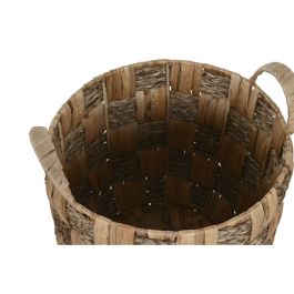 Cesta Balines DKD Home Decor Natural 44 x 44 x 48 cm Set de 4 Cesta Balines DKD Home Decor Natural 44 x 44 x 48 cm Set de 4