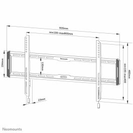 Neomounts Wl30-550Bl18 Fixed Wall Mount For 43-86" Screens - Black Neomounts Wl30-550Bl18 Fixed Wall Mount For 43-86" Screens - Black