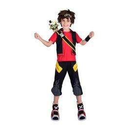 Disfraz zak storm 5-6(espada,peluca,diadema,brazalete,bandolera,camisachaleco,pantalón y cubrebotas