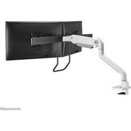 Neomounts Brazo de monitor DS75S-950WH2 para pantallas de 17-32", soporte de escritorio con resorte de gas, capacidad 8kg, blanco, 2 pantallas