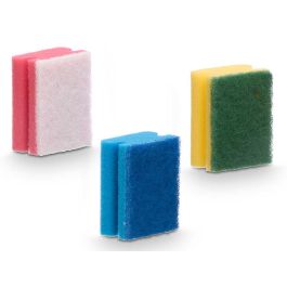 Arte Regal Set de 3 Estropajos Triple Uso para Vajilla, Vitrocerámica y Baño - Colores Surtidos (24 Unidades) Arte Regal Set de 3 Estropajos Triple Uso para Vajilla, Vitrocerámica y Baño - Colores Surtidos (24 Unidades)