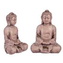 Buda Poliresina Manos Juntas Pequeño Gris Ibergarden 17x37x26 cm (2 Unidades) Precio: 50.49999977. SKU: B19F2P3SSR
