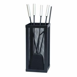 Chimenea Loft DKD Home Decor Negro 2 x 51 x 8 cm Set de 4