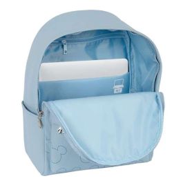 Mochila para Portátil Mickey Mouse Clubhouse Teen Snow Azul 31 x 40 x 16 cm