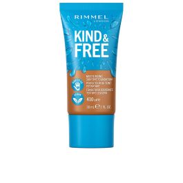 Rimmel London Base de Maquillaje Kind & Free Tint Foundation Tono #410 Latte Acabado Natural 30ml
