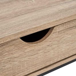 Inde Mueble con 2 Cajones de Madera y Metal 80x30x75 cm