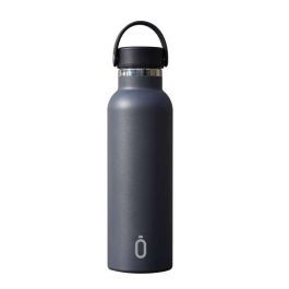 Botella Térmica Safta Antracita Antracita Silicona Acero Inoxidable