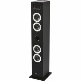 Thomson DS120CD - Torre de Altavoces Multimedia con Reproductor CD, 60W, Bluetooth, USB, Radio FM y Pantalla LED Negro