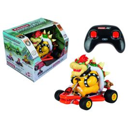 CARRERA Coche Radio Control Bowser Mario Kart 1:18, hasta 9 km/h, 30 Min de Funcionamiento, +6 años