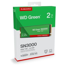 Sandisk WDS200T4G0E SSD WD Green SN3000 2TB M.2 2280 PCIe Gen4 NVMe