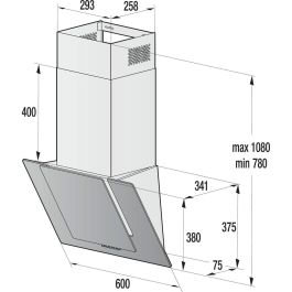 Campana Convencional Hisense CH6IN6BXBG 60 Acero 60 cm
