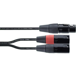 Cordial Cable Y XLR Hembra a 2 Jumper XLR Macho 30 cm Precio: 10.50000006. SKU: B13R5B2NVJ