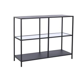 Consola DKD Home Decor Negro Metal Cristal 100 x 35 x 80 cm Precio: 160.49999988. SKU: B19ZSDVZ5G