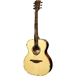 LAG Tramontane 88 Guitarra Acústica Auditorium Tapa Abeto Engelmann Macizo Barniz Brillante Natural