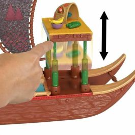 MATTEL Canoa de Aventuras Vaiana Moana 2 Disney con Muñeca y Accesorios