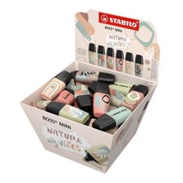 Stabilo Rotulador fluorescente Boss Mini Nature Vibes expositor bombonera 50 unidades colores surtidos 2/5 mm tinta base acuosa Precio: 59.50000034. SKU: B1DJDN3YTJ