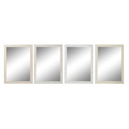 Espejo de pared DKD Home Decor Marfil 70 x 2 x 97 cm (4 Unidades) Precio: 194.50000042. SKU: S3043122