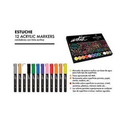 Alex Bog Rotuladores Acrílicos Gama Artist C-Surtidos Estuche 12 Ud Precio: 11.58999952. SKU: B15ZH6V2MB