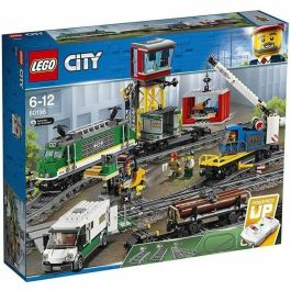 Lego City Tren de Mercancías con Motor y Control Remoto Bluetooth, 6 Minifiguras y Vía Circular - 60198