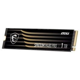 MSI Spatium M480 PRO 1TB M.2 NVMe PCIe 4.0 SSD 3D NAND, 7400MB/s Lectura, 6000MB/s Escritura
