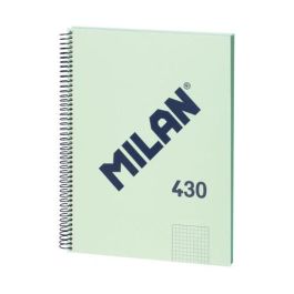 Cuaderno a4 cuadriculado(5x5mm) verde, con espiral. Precio: 4.49999968. SKU: B16MN6B56T