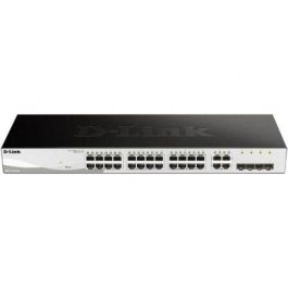 D-Link DGS-1210-24/E Switch Gestionado Smart 24 Puertos RJ-45 Gigabit, 4 SFP, Sin Ventilador, Montaje en Rack 1U Precio: 195.78999957. SKU: S55157984