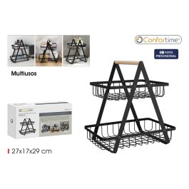 Prj Cesta Ordenacion Metal 2 Niveles Confort (8 Unidades)
