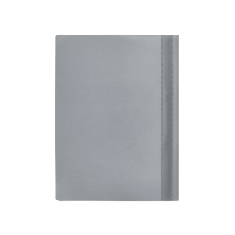 Q-connect Carpeta Dossier Fastener Plástico DIN A4 Gris PVC Transparente Opaca