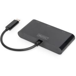 Digitus Adaptador Gráfico USB-C a Display Port/HDMI/VGA