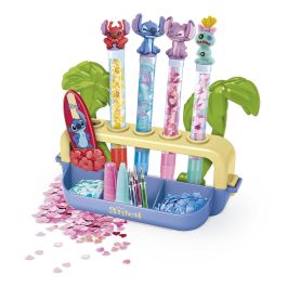 Clementoni 18204 Laboratorio de Bolígrafos Stitch Kit de Creación de Bolígrafos Personalizados con Accesorios y Tintas de Colores