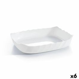Fuente de Cocina Luminarc Smart Cuisine Rectangular Blanco Vidrio 29 x 30 cm (6 Unidades) Precio: 41.50000041. SKU: S2709841
