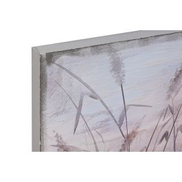 DKD Home Decor Cuadro Moderno Rojo Beige 3.5 x 70 x 140 cm (2 Unidades) Lienzo Pino