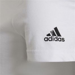 Camiseta de Manga Corta Infantil Adidas Graphic Blanco 40