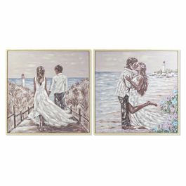 Cuadro Romantico DKD Home Decor Multicolor 4 x 100 x 100 cm (2 Unidades) Precio: 130.9499994. SKU: B1DT45V6ZD