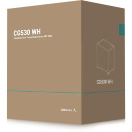 DeepCool CG530 White Midi Tower PC Gaming ATX ITX micro ATX Ventana Vidrio Templado
