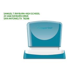 X'stamper Sello Quix Personalizable Q-14 Color Verde Medidas 14x60 mm Precio: 12.89000053. SKU: B15GRQJJSV