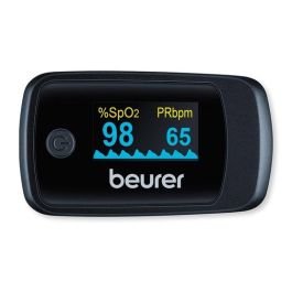 Beurer Pulsioxímetro PO-45 para Medición de Oxígeno en Sangre y Frecuencia Cardíaca, Ideal para Deporte en Altura