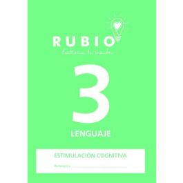 Cuaderno Rubio A4 Estimulacion Cognitiva Lenguaje Nº 3 (Deterioro Cognitivo Moderado-Grave) (Set de 5) Precio: 12.50000024. SKU: B195CKEARG