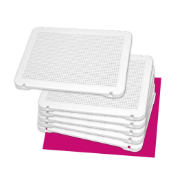 Miniland Placa para Pinchos Blanca 31x21 cm Set de 6 Unidades Juego