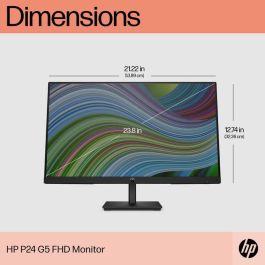 HP P24 G5 Monitor FHD 23.8 Pulgadas para Trabajo Diario