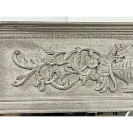 DKD Home Decor Espejo Romántico Gris Mango MDF 133 x 8.5 x 167 cm